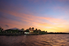 Grand Ayur Island--alleppey-backwater-scenery-in-the-sunset