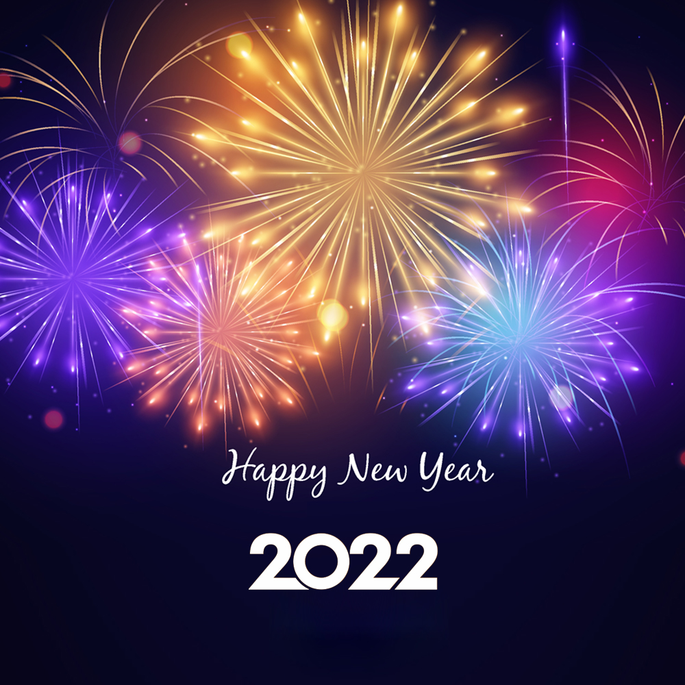 Happy New year 2022 Free New year 2022 Greeting cards
