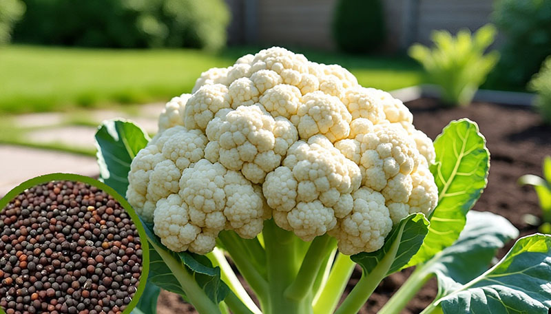 buy cauliflower seeds - grow cauliflower at home, premium quality vegetable seeds onnline