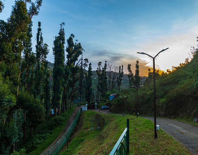 Serene mountain greenery and scenic valley views at Warmth Hill Crest