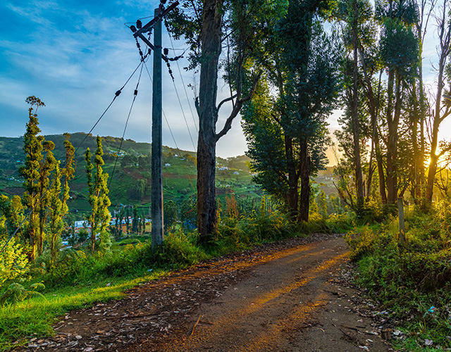 Family enjoying nature at Warmth Hill Crest Kodaikanal with scenic hill views in the background.