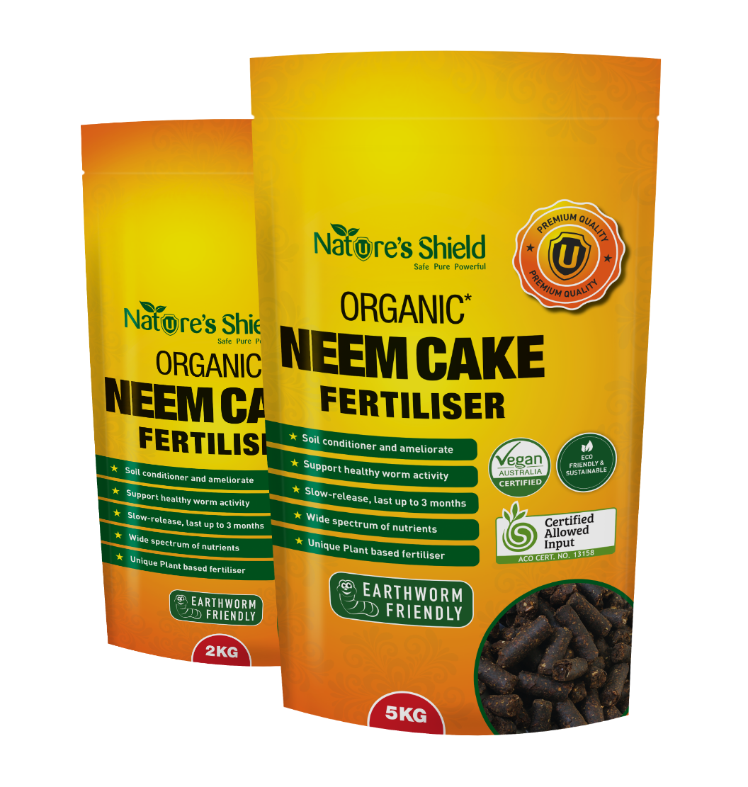 Organic neem cake fertiliser in Melbourne for healthy soil and plant growth