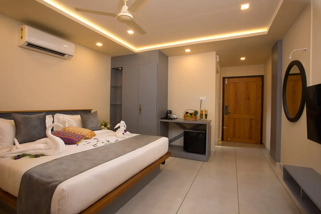 Accommodation at Amrezy Resort Vythiri Wayanad – Luxury Rooms and Villas Surrounded by Lush Hills