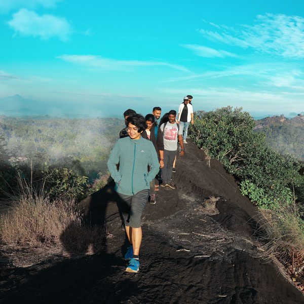 Nature walk through lush greenery at Morickap Resort, best pool resort in Wayanad