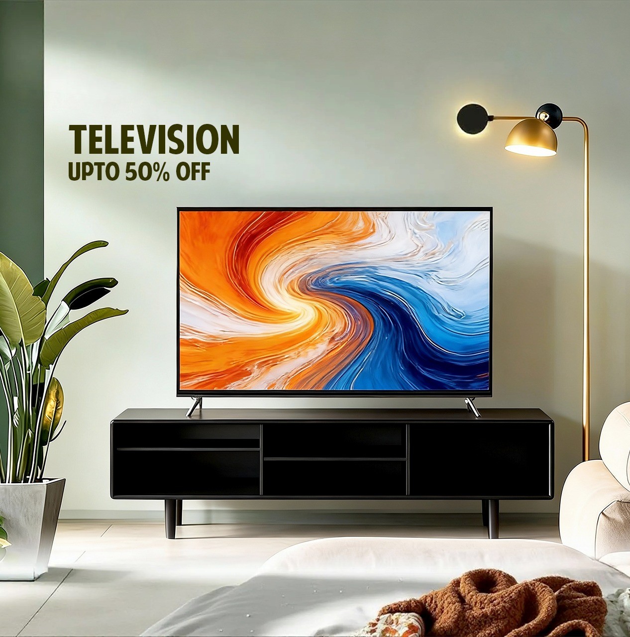 Television on display at Pittappillil Agencies with up to 50% off festive discount on top TV brands