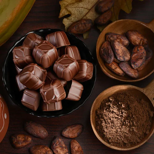 Premium 80% dark chocolate by Macofa Chocolates made from organic cocoa beans