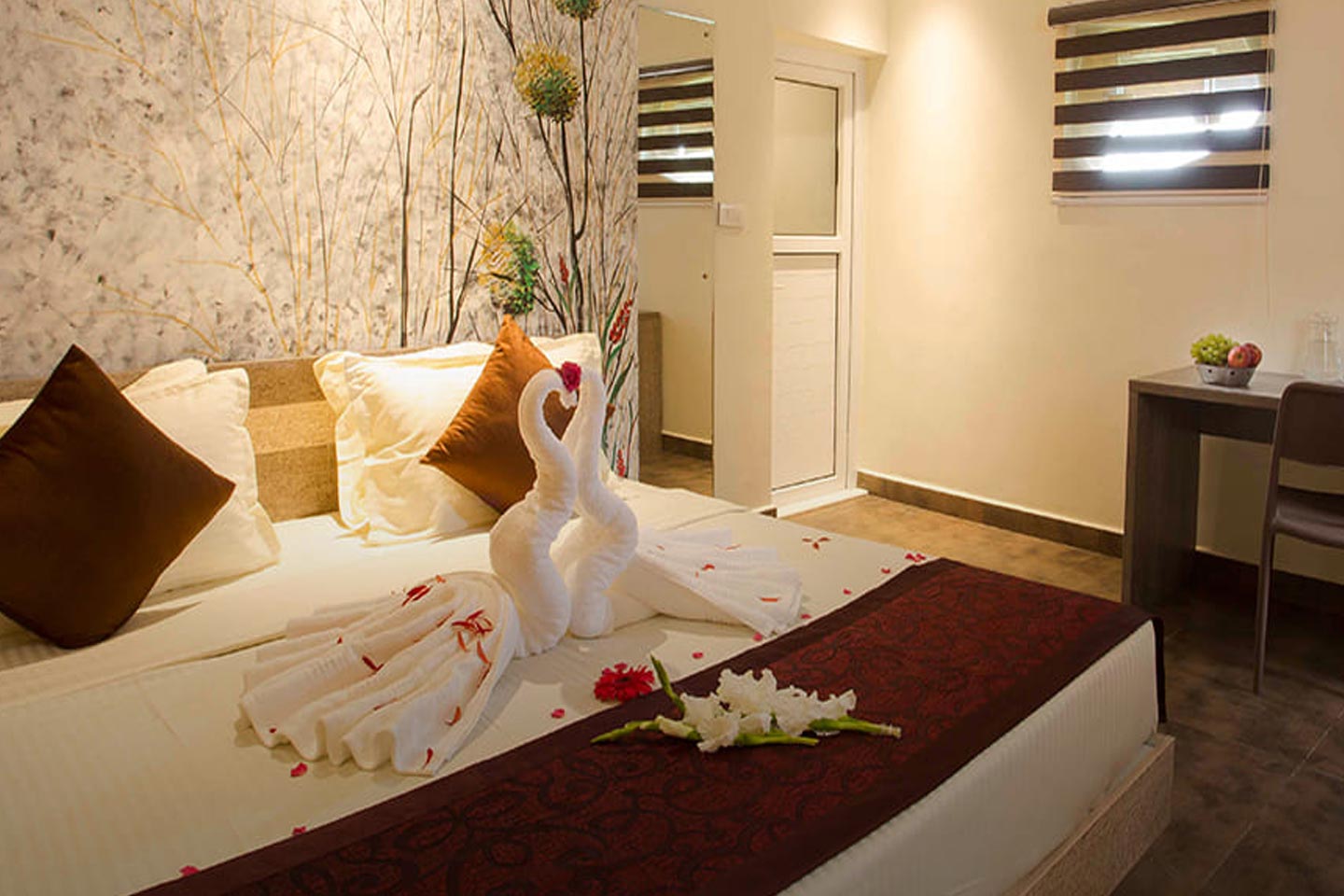 Deluxe cave room at Foggy Knolls Resort Vagamon with unique rock design and luxury interiors