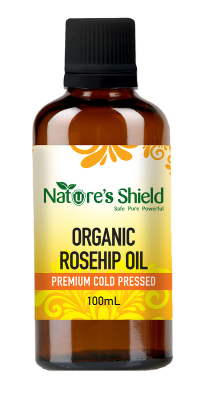 Organic Rosehip Oil Australia in a glass bottle with natural skincare ingredients for glowing and youthful skin.