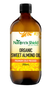 Premium Organic Sweet Almond Oil for glowing skin, soft hair, and natural daily nourishment.