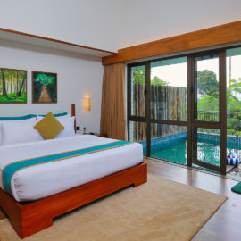 Luxury private pool villa in Wayanad offering exclusive comfort, scenic mountain views, and a peaceful nature retreat.